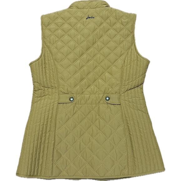 Joules Minx Quilted Vest Golden Mustard Yellow Size 4 NWT - Picture 2 of 11
